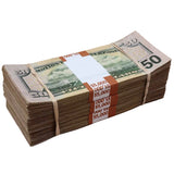 Money Prop - $50 ✔️RealAged™ Full Print New Series $15,000 Bundle - Dependable Expendables