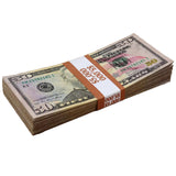 Money Prop - $50 ✔️RealAged™ Full Print New Series $5,000 Stack - Dependable Expendables