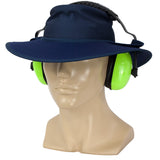 Newcastle Earmuff / Headphone Hat  Navy Blue Micro Mesh - Dependable Expendables