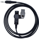 On Set Headsets™️ IFB Listen Only (Long) Acoustic Tube Earpiece 1-Pin Radio Headset with 3.5mm Plug