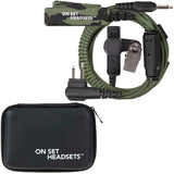 Camo On Set Headsets FilmPro X Walkie Headset with 3.5mm Input and free black Case