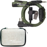 Camo On Set Headsets FilmPro X Walkie Headset with 3.5mm Input and free grey Case
