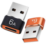 USB-C to USB Adapter Male to Female Converter Mini 3 Pack