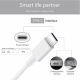 USB C to USB C Cable 3.3ft 3A 60W Fast Charging White