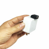 USB 2.0 90 Degree Male to Female Adapter Connector 2 Pack Metallic