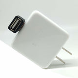 USB 2.0 90 Degree Male to Female Adapter Connector 2 Pack Metallic