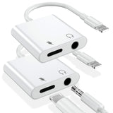 Lightning to 3.5mm 3-Port Lightweight Audio & Charger Adapter