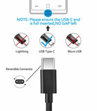 USB-C Charging Cable Short Cord for iPhone 15 Pro Max iPad MacBook