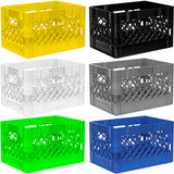 24 quart plastic Milk Crates  ideal storage for Grip Trucks and Video and Film Sound Stage Studios for video audio cables and film grip equipment - Dependable Expendables Dallas, Texas