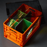 SIDIOCrate Premium Orange Collapsible Full Size Crate