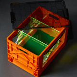 SIDIOCrate Premium Orange Collapsible Full Size Crate