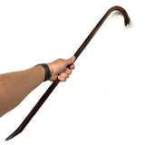 rusty Foam Rubber Crowbar safety prop for safe stunt work or choreographed fight scene for television, film or live theater.