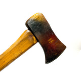 rusty Large Foam Rubber Single Head Two-Hand Axe safety prop for safe stunt work or choreographed fight scene for television, film or live theater.