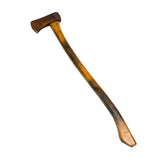 rusty Large Foam Rubber Single Head Two-Hand Axe safety prop for safe stunt work or choreographed fight scene for television, film or live theater.