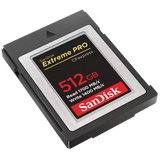 SanDisk SDCFE-512G-GN4NN 512GB Extreme PRO CFexpress® Type B Memory Card 1400MBs is engineered for professional film production to reliably capture cinema-quality 4K and 8K video, maintain sustained write speeds, and accelerate post-production file offloading - Dependable Expendables