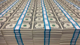 Money Prop - New Series $1 Crisp Full Print $100 Stack - Dependable Expendables