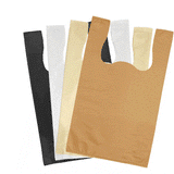 Silent Props Plastic T-Shirt Convenience Store Bag (Beige, Black, Green, Light Blue, Light Grey, Pink, Tan, White, Yellow)