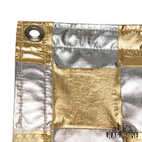 LA Rag House Silver/Gold Checker Lame