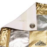 LA Rag House Silver/Gold Checker Lame
