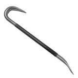 26.5 inch Black and silver foam rubber crowbar prop for cosplay or Halloween costume.