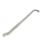 silver Foam Rubber Crowbar safety prop for safe stunt work or choreographed fight scene for television, film or live theater.