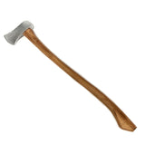 silver Large Foam Rubber Single Head Two-Hand Axe Stunt safety prop for safe stunt work or choreographed fight scene for television, film or live theater.