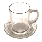 SMASHProps Clear Breakaway Mug & Saucer Safe Stunt Prop Set - Dependable Expendables