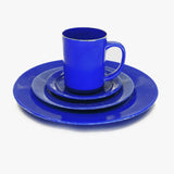 Cobalt Blue SMASHProps Breakaway 4 Piece Place Setting - Dependable Expendables