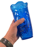 SMASHProps Cobalt Blue Breakaway Cut Crystal Vase - Dependable Expendables