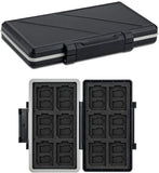 36 Slots Memory Card Case Water-Resistant Anti-Shock Memory Card Wallet for 24 Micro SD SDXC SDHC TF Cards and 12 SD SDXC SDHC Cards - Dependable Expendables