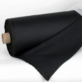 16 ounce black fire retardant Duvetyne Commando Cloth for controlling light for live events, video and film production.