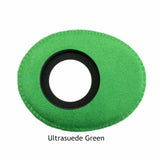 BlueStar Oval Large Ultrsuede Green Eyecushion - #6012 - Dependable Expendables
