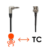 Tentacle Sync C06 Right Angle 3.5mm to BNC Cable 16 inch