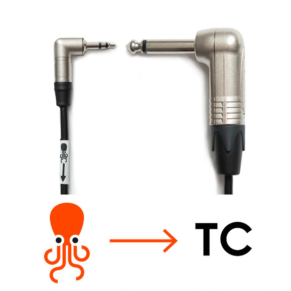Tentacle Sync C10 Tentacle to Neutrik 6.3mm Right-Angle Jack Cable 14