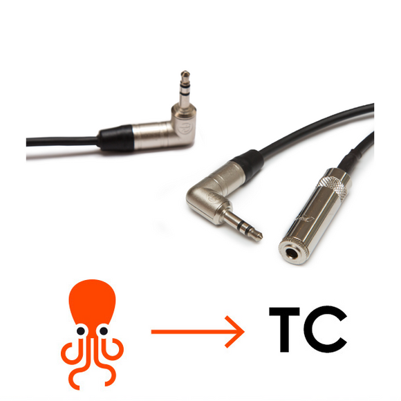 Tentacle Sync C15 Tentacle 3.5mm Mini-Jack Microphone Y-Cable adapter 12 inch