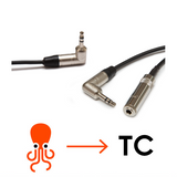 Tentacle Sync C15 Tentacle 3.5mm Mini-Jack Microphone Y-Cable adapter 12 inch