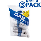 3 Pack CAP IT! Medium clear protective covers for Camera & Electronics Perfect for ARRI, RED, Sony, PANASONIC, PANAVISION, Black Magic, Steadycam rigs, kit Bags Monitors and More - Dependable Expendables