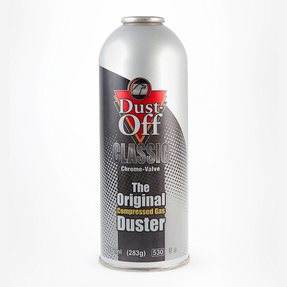 Dust Off 10 oz. Classic Original Replacement Canister Falcon duster for cleaning camera equipment lens accessories on movie & television sets.