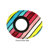 Fleece Killer Bee BlueStar Oval Small Eyecushion - #6011 - Dependable Expendables