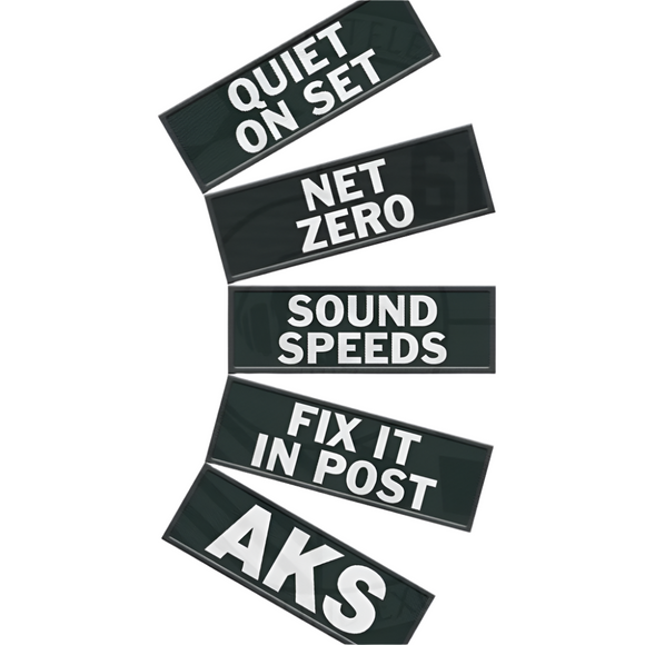 Velcro Last Look Labels Phrases Fashion Packs for AKS or accessories