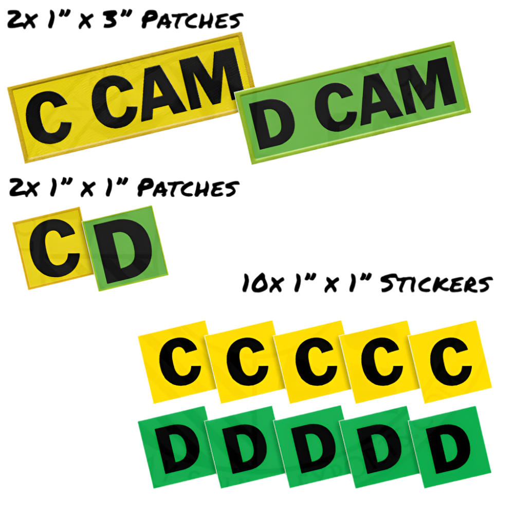 Last Look Labels Camera Patches Package – Dependable Expendables