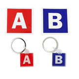 Velcro Last Look Labels Key Chain Fob for production vehicles camera A and B units - Dependable Expendables