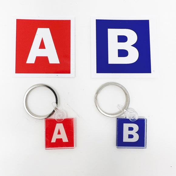 Velcro Last Look Labels Key Chain Fob for production vehicles camera A and B units