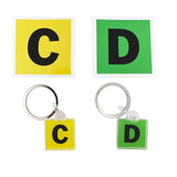 Velcro Last Look Labels Key Chain Fob for production vehicles camera C and D units - Dependable Expendables