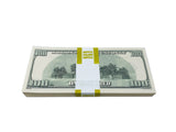 Money Prop Series 2000 $100 Crisp New $10,000 Full Print Stack Dependable Expendables Dallas Texas