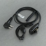 On Set Headsets™️ G-Hook Surveillance Headset for Motorola two Pin Walkie Talkie - Dependable Expendables