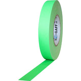 Pro Tapes® 1" inch Fluorescent Green Gaffer Tape - Dependable Expendables