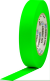 Pro Tapes® one inch neon fluorescent green Paper Console Tape  - Dependable Expendables