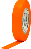 Pro Tapes® one inch neon fluorescent orange Paper Console Tape - Dependable Expendables