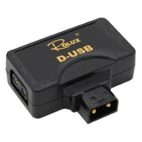 Rolux D-USB Male D-Tap to USB & Female D-Tap Power Adapter Cable  - Dependable Expendables